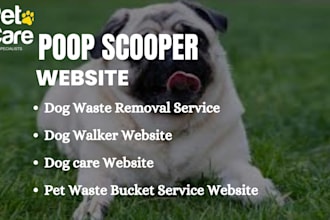 do poop scooper website, pet care website, dog walker, jobber, bookingkoala,junk