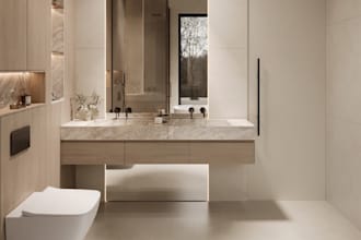 design your bathroom interior, remodel plan and realistic 3d renders in corona
