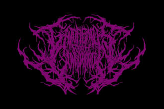 create logo for hardcore, metal, punk band, y2k and more