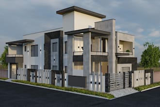 create 3d interior and exterior house design