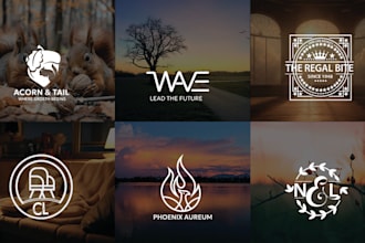 do modern minimalist luxury logo design for your business