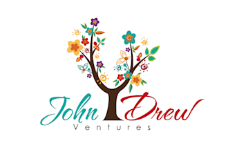 design whimsical cute floral tree logo