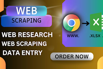 do web scraping, data mining, data enrichment