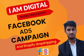 setup shopify facebook ads and ig ads campaign for high ROI