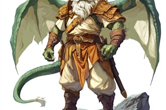 do dnd character art and dnd illustration