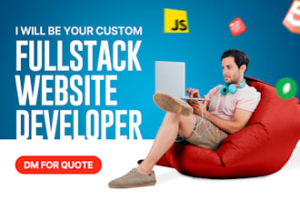 do website development, build custom website design as full stack web developer