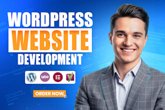 build wordpress website, business or blog website as wordpress developer