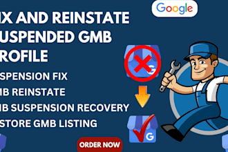 reinstate suspended local business gmb profile, fix, appeal gmb suspension