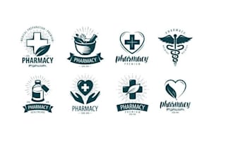 do medical and pharmacy logo for your brand or company