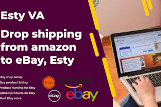do drop shipping from amazon to ebay, esty,  product hunting