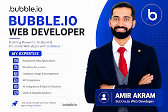 build nocode web and mobile apps using bubbleio