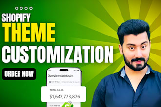 do shopify theme customization and shopify custom coding