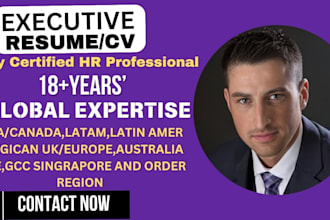 do executive, entry, mid, senior, director level resume, cover letter, linkedin
