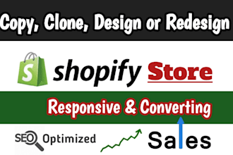 copy design redesign duplicate or clone shopify store for you