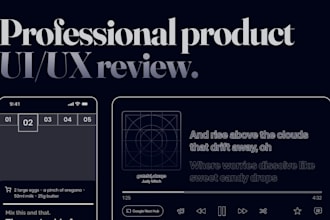 review your app or website UX and UI