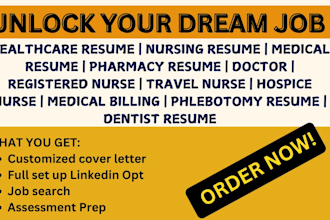 craft ats nursing resume, healthcare resume, medical resume, cover letter
