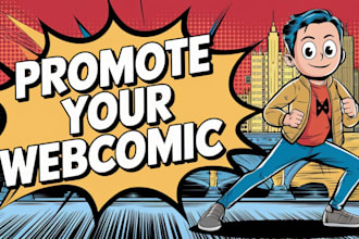 promote your webtoon, webcomic promotion, comic, tapas, manga