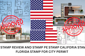 be your structural engineer, USA pe stamp, texas stamp, mep plan, city permit