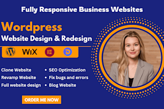 build a custom responsive business website with fullstack web development
