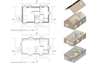draw 2d plan and 3d bim project with archicad