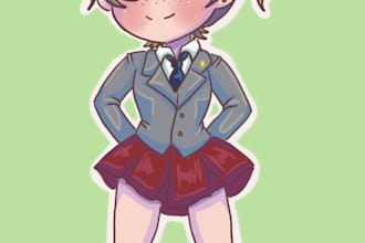 draw chibi anime art