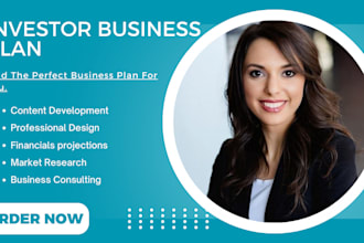 develop business plan with marketing and financial plans