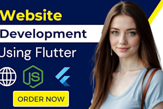 website development as a full stack developer, including backend and frontend