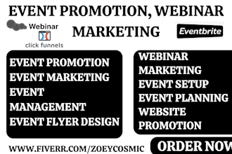 do event promotion website promotion ticket sales eventbrite webinar marketing