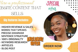 do website copywriting, article writing, content strategy, blog post