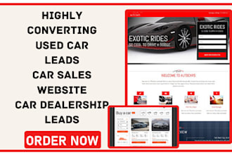 generate highly converting used car leads car sales website car dealership leads