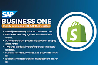 do shopify integrated with sap b1 for b2b