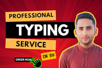 do very fast typing job, retype scanned documents ,your typist