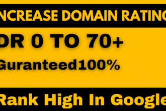 increase ahref domain rating fast
