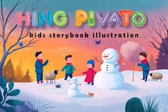 create children book illustrations using midjourney ai