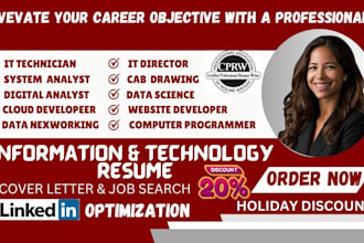 do ats optimized information technology CV, data science and data analyst resume