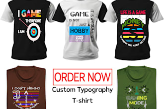 do creative typography t shirt design