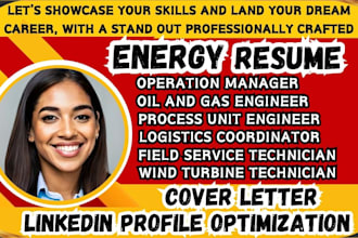 craft a pro petroleum, project, process, support, oil and gas engineer resume cv