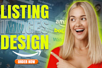 design premium listing images for amazon, walmart, ebay, bol