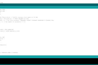 create your arduino code