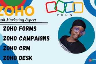 design and setup zoho forms, zoho campaign, zoho CRM
