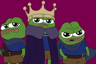 create meme coin website, meme website, pepe website, cypto