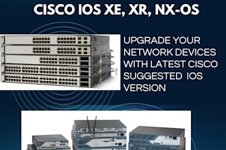 perform IOS upgrade on cisco devices with cisco IOS iosxe iosxr nxos