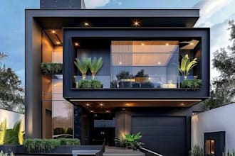 design 3d models and render for residential and commercial space 3ds max