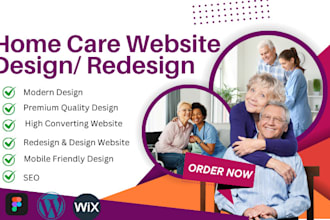medical website, healthcare, home care, dental, medical business website,