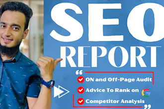 provide an advanced manual SEO audit report for your site