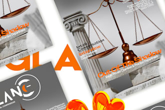 create brochure design and editorial layouts designs using canva pro