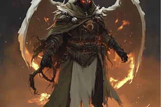 draw your fantasy character illustration