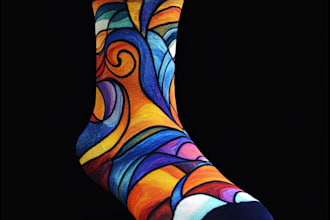make a unique socks design