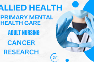 do allied health,cancer,primary mental health care,adult nursing, ppt
