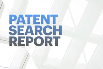 be your patent consultant for patent search, trademark search, and filing
